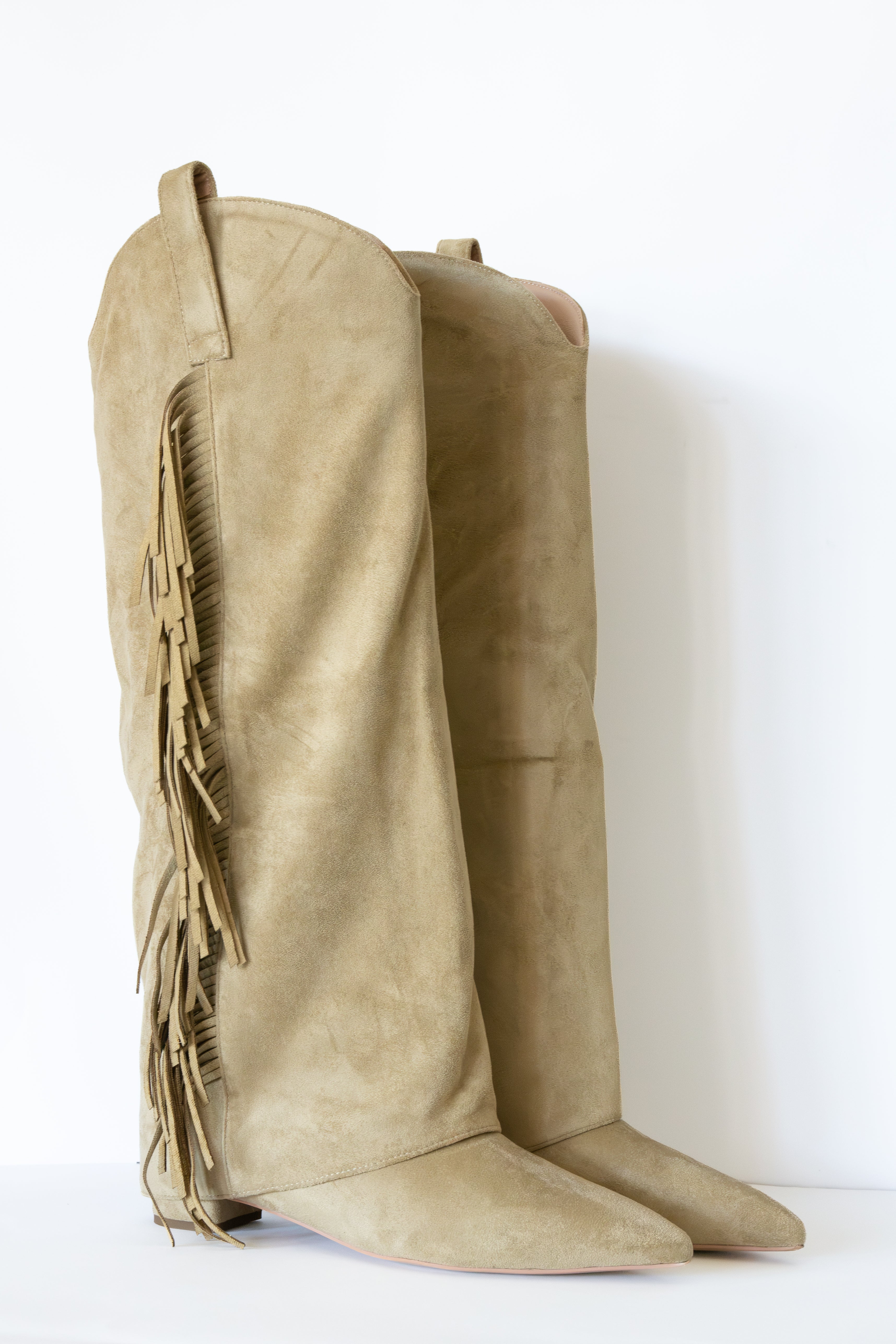 Tall Girl Fringe Boots